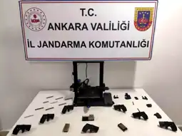 Ankara'da 3D Yazıcıyla Üretilen Suikast Silahları Ele Geçti