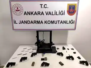 Ankara'da 3D Yazıcıyla Üretilen Suikast Silahları Ele Geçti